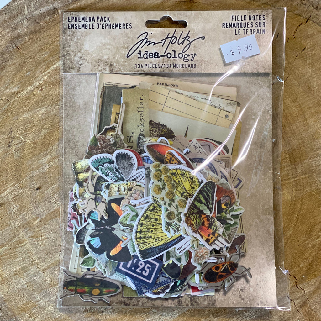 Tim Holtz - Field Notes Ephemera pack