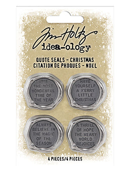 Tim Holtz Idea-ology Quote Seals - Christmas 2021