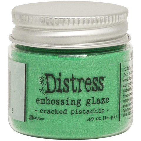 Tim Holtz- Distress Embossing Glaze - Cracked Pistachio