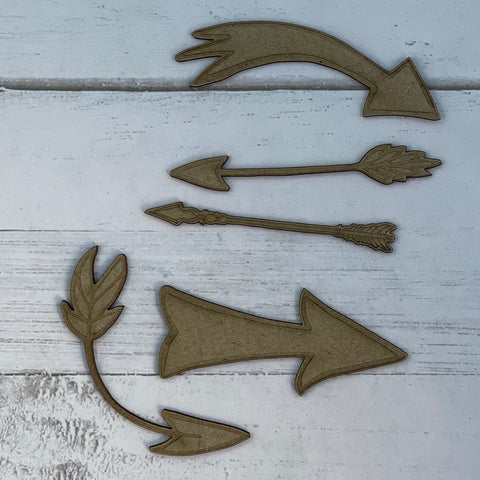 Arrows Set - Chipboard