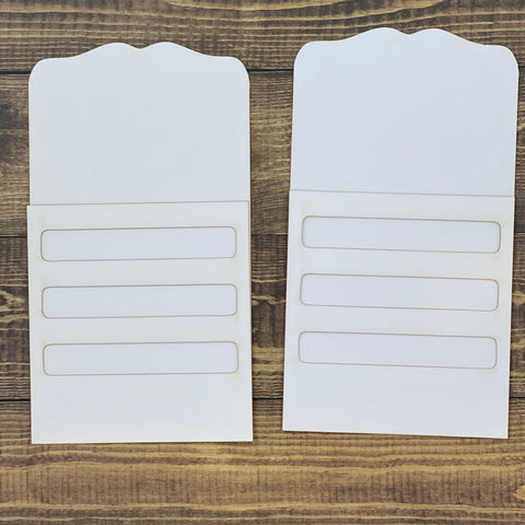 Pocket and Slots Medium - 270 gsm Card 2pk