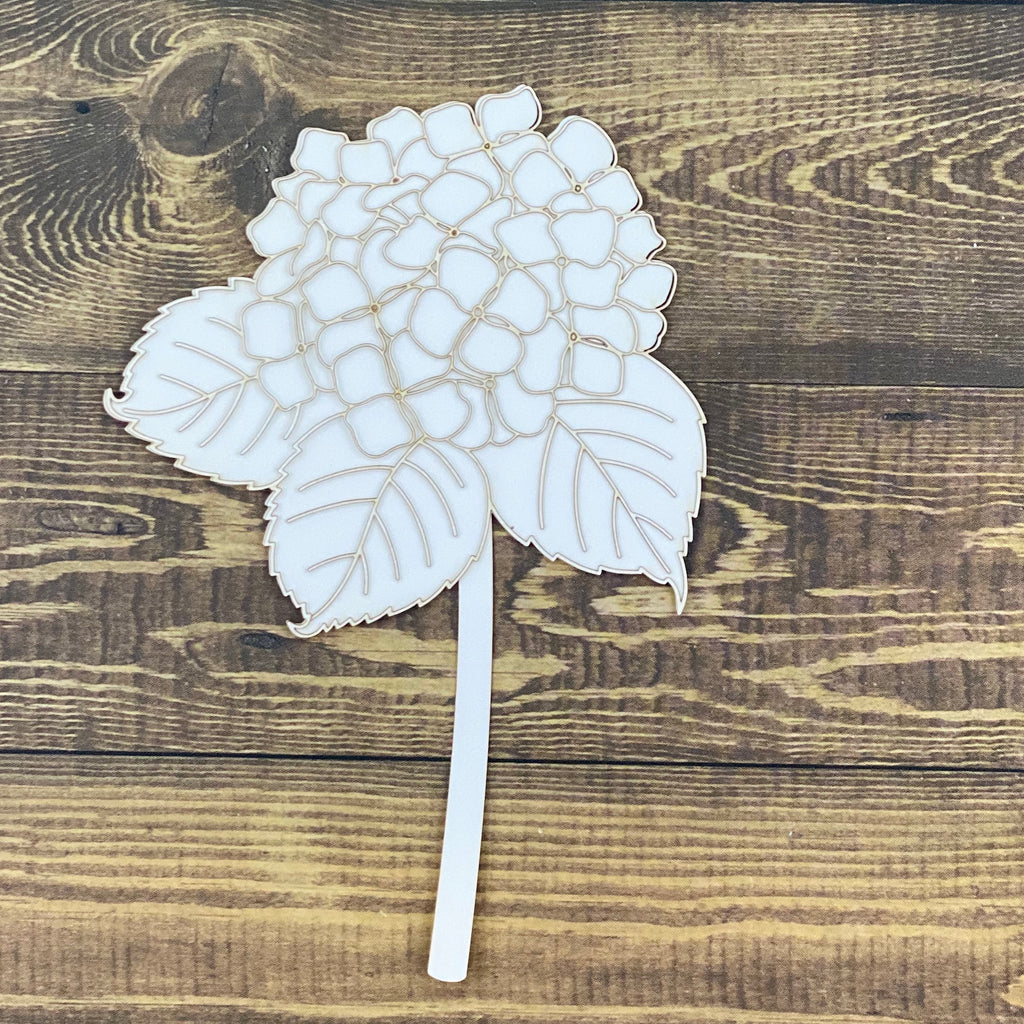 Hydrangea Layer Flower - 270 gsm Card