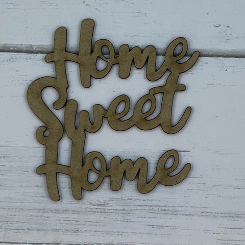 Home Sweet Home Chipboard Title 2