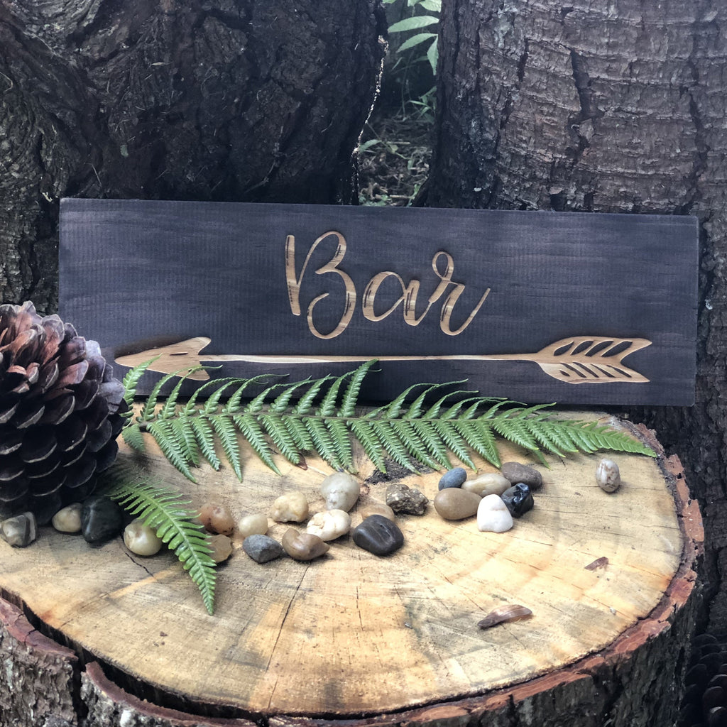 Stained Bar Sign - Small