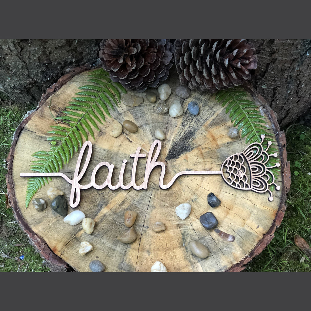 Word Flower - Faith