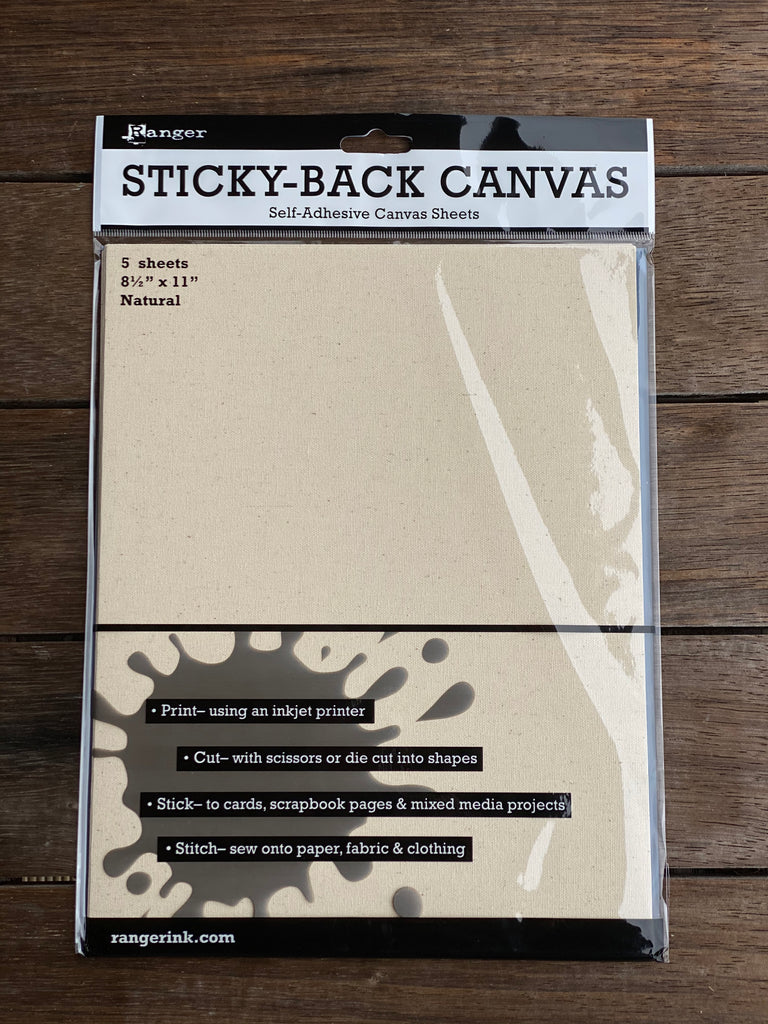 Ranger Sticky Back Canvas natural 5pack