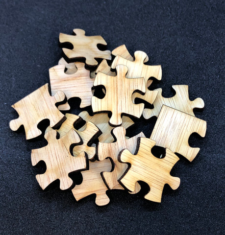 Small Plywood puzzle pieces