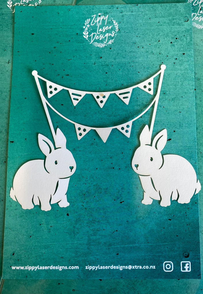 Bunnies with Bunting