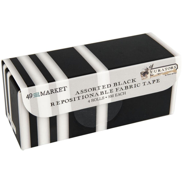 49 and Market Repositionable Fabric Tape - Assorted Black
