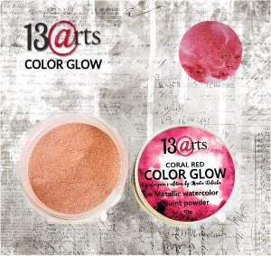 13arts Color Glow - Coral Red