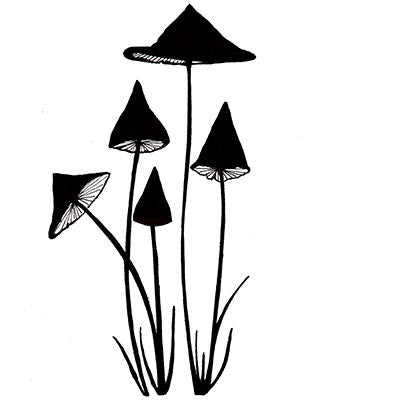 Lavinia Stamps - Slender Mushrooms Mini